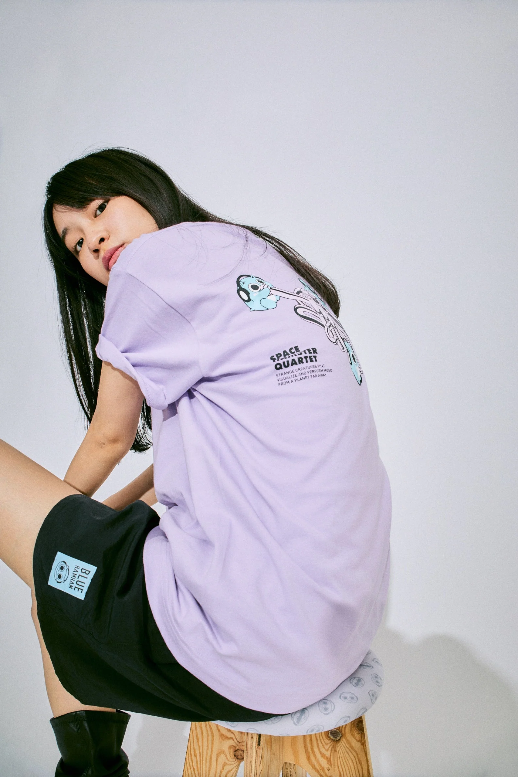 Backprint Tee_Trumpet（PURPLE） - Image 6