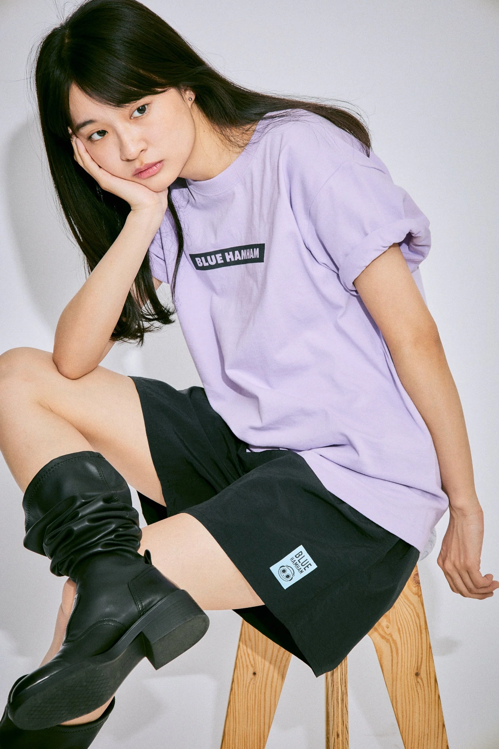 Backprint Tee_Trumpet（PURPLE） - Image 7
