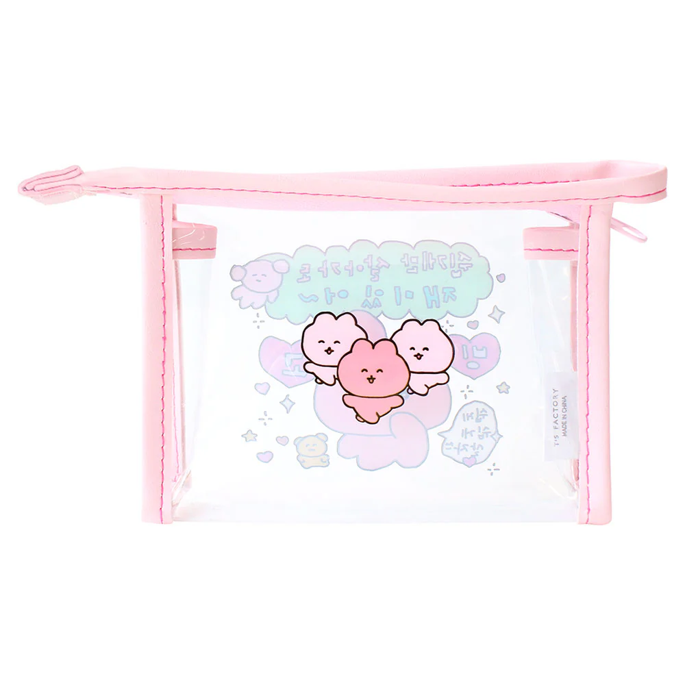 チェゴシムクリアポーチ ピンク - Image 2