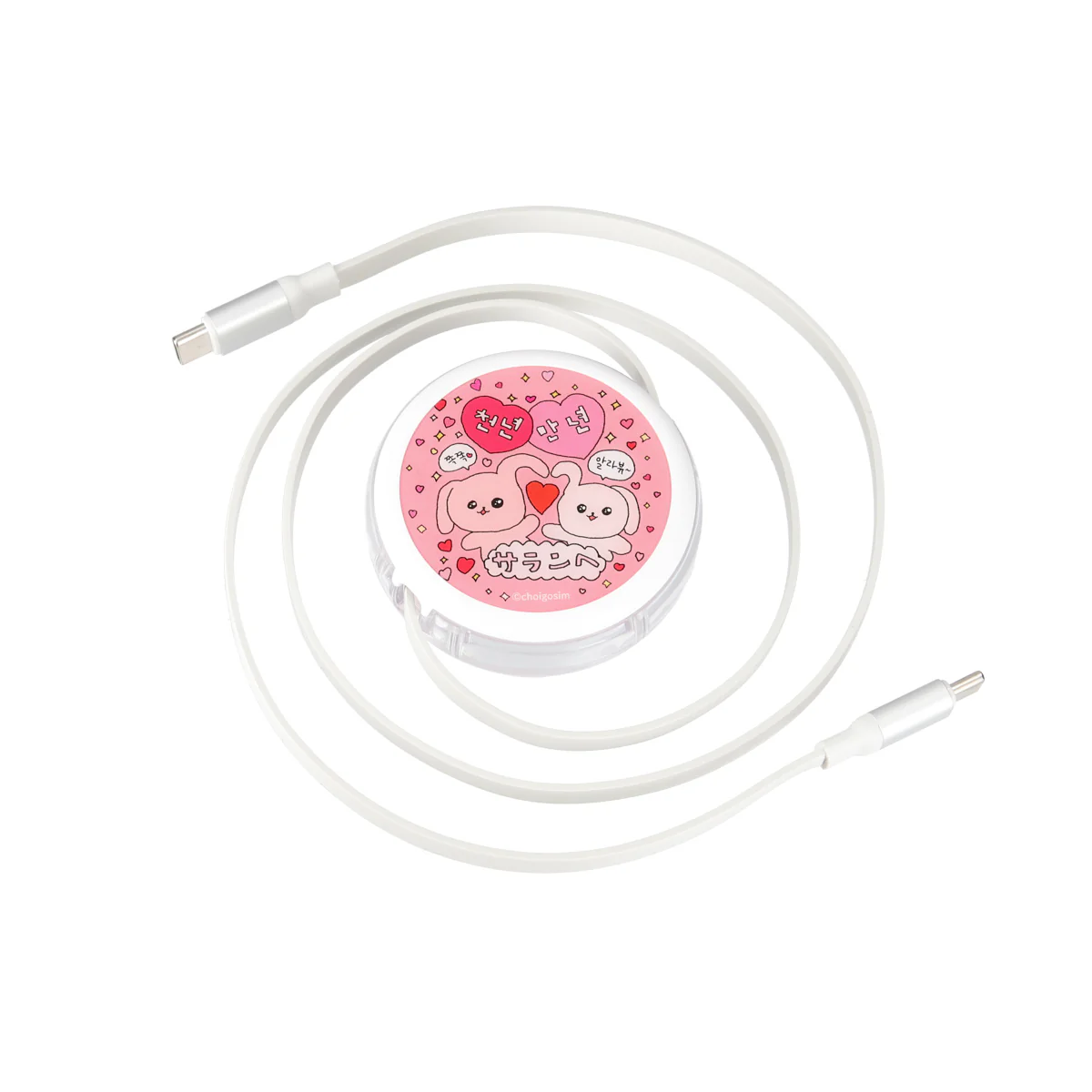 チェゴシム PD60W 対応 USB2.0 リール式 Type-C ケーブル - Image 5