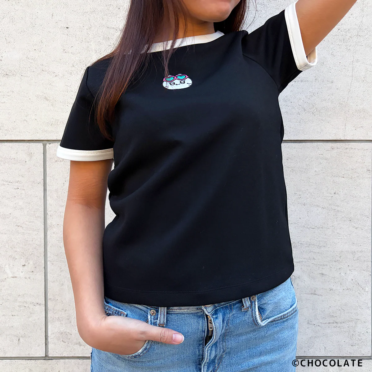 ギャルネコ リンガーTシャツ ツナ - Image 5