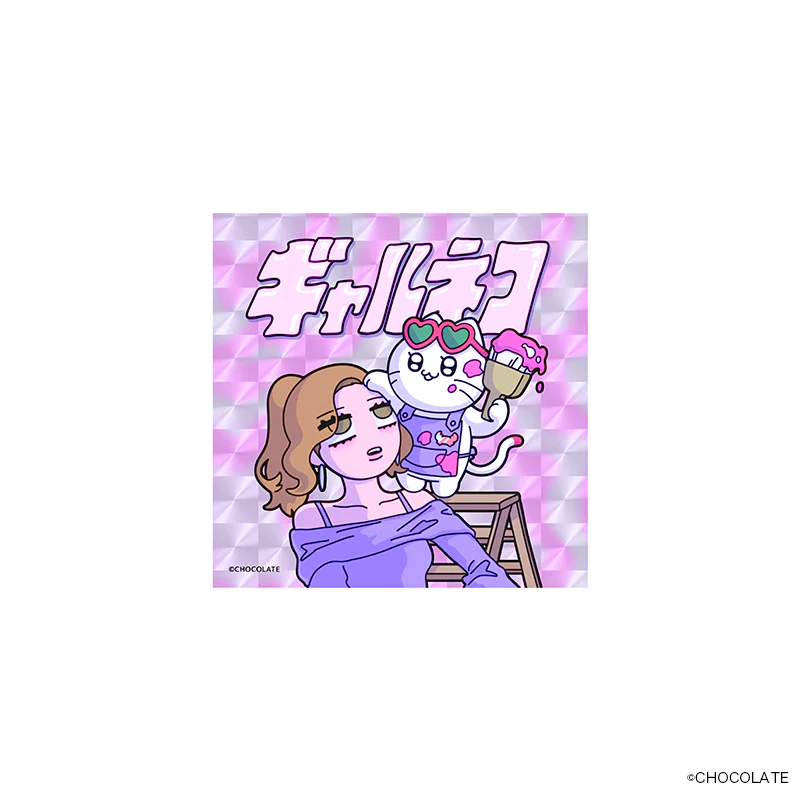 ギャルネコ ホログラムステッカー - Image 4
