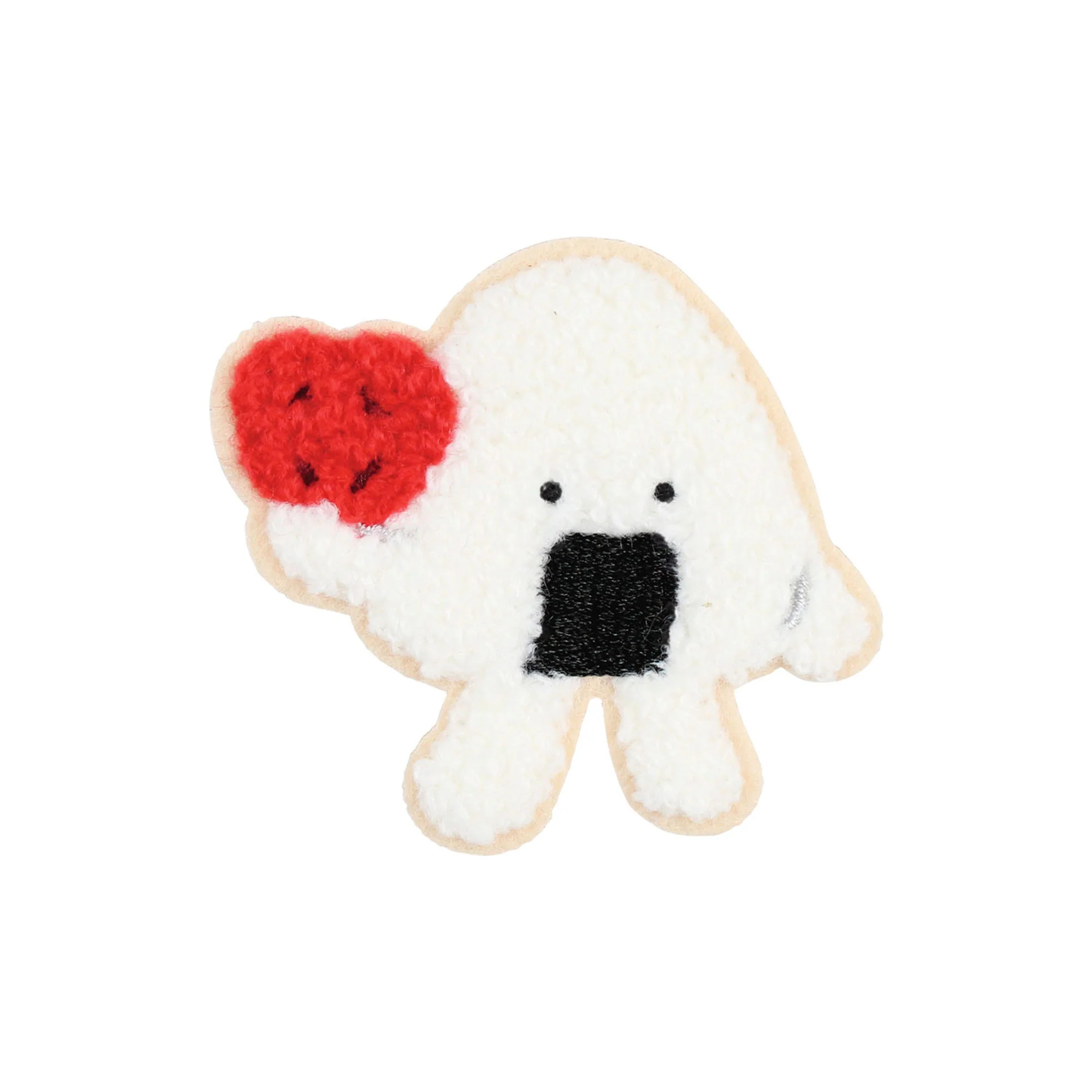 おにうめ モコモコ刺繍ステッカー - Image 3