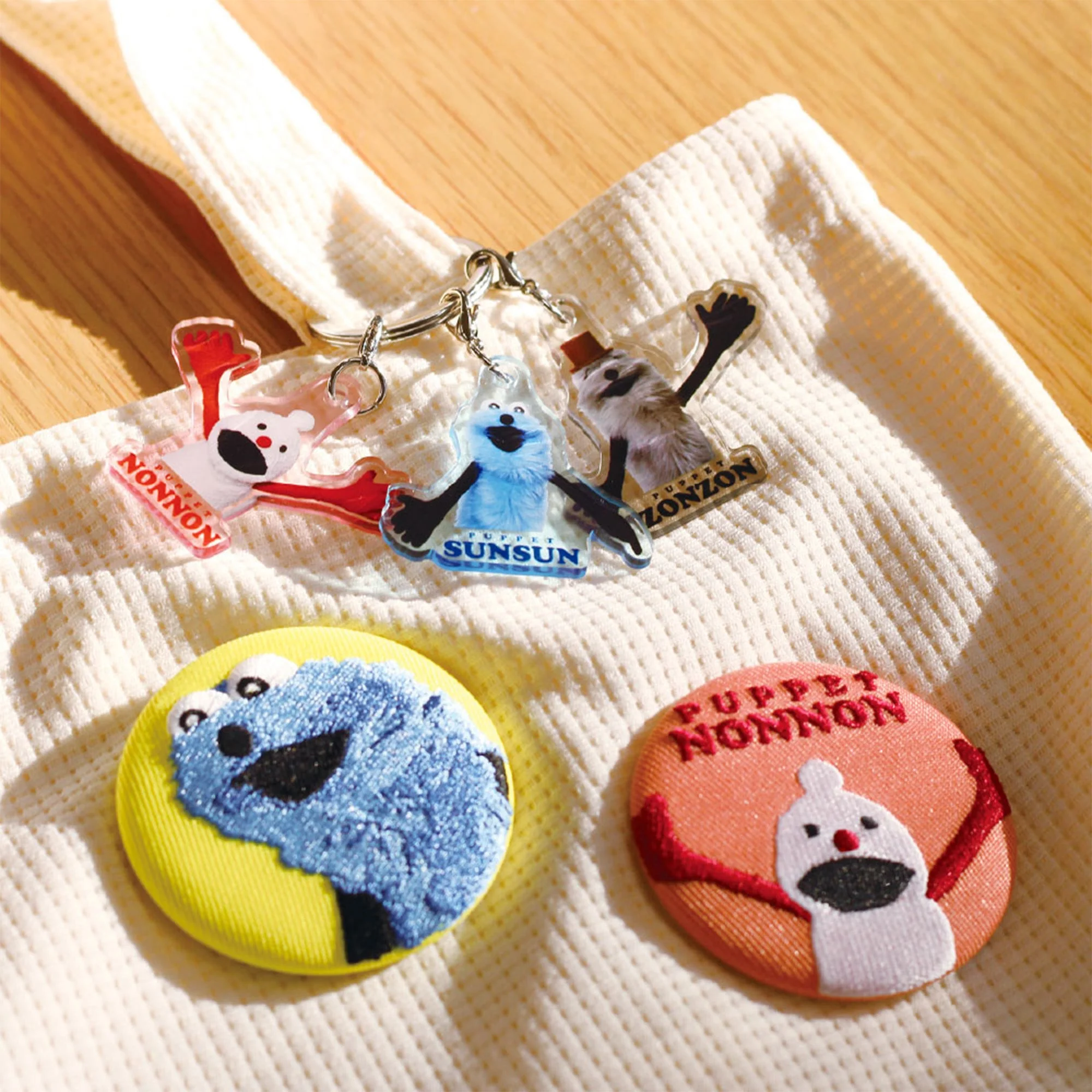 パペットスンスン トレーディング刺繍缶バッジ （ランダム12種） - Image 13