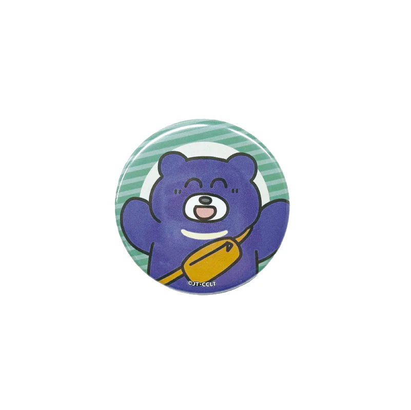 冬眠できないクマ 缶バッジ - Image 2